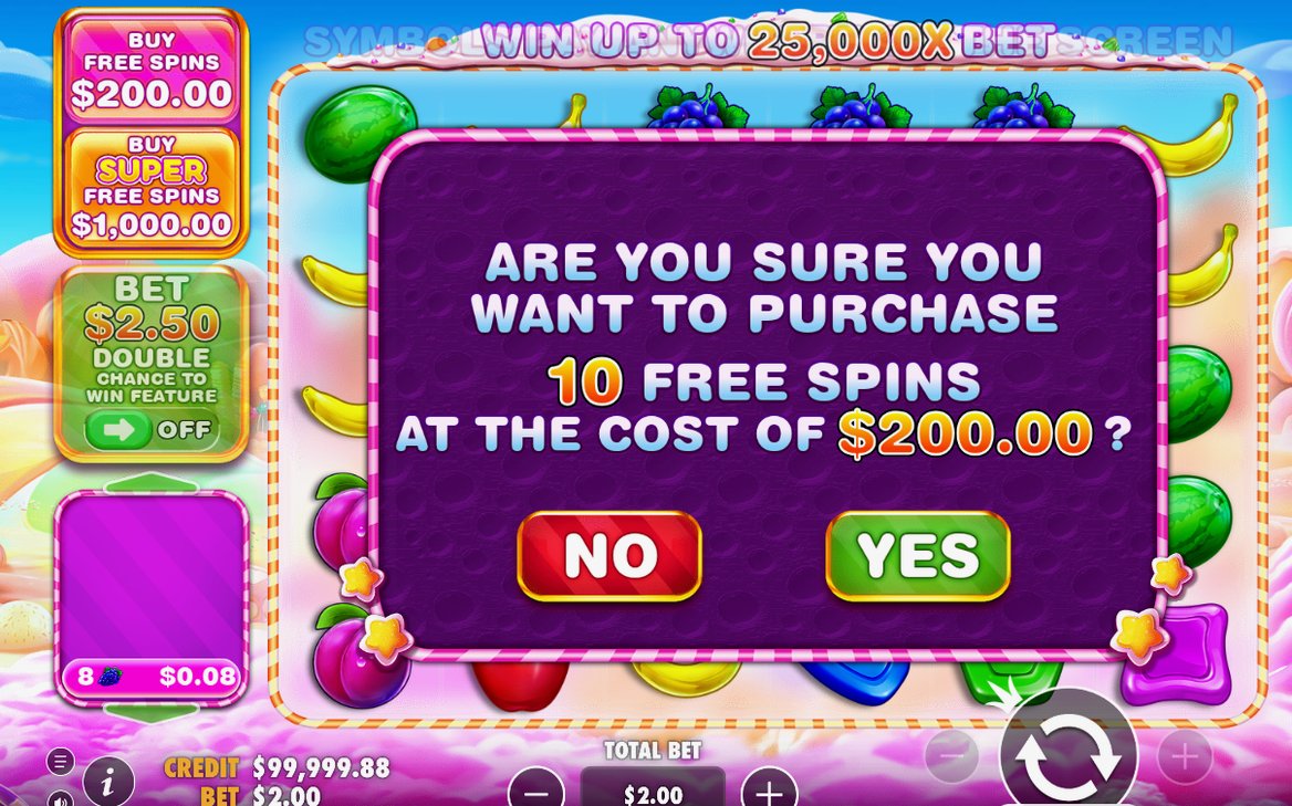Retrigger with three scatters adds five Free Spins