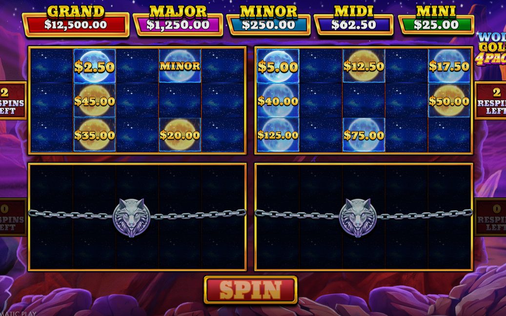 Bonus Feature opening with four 3x5 matrices